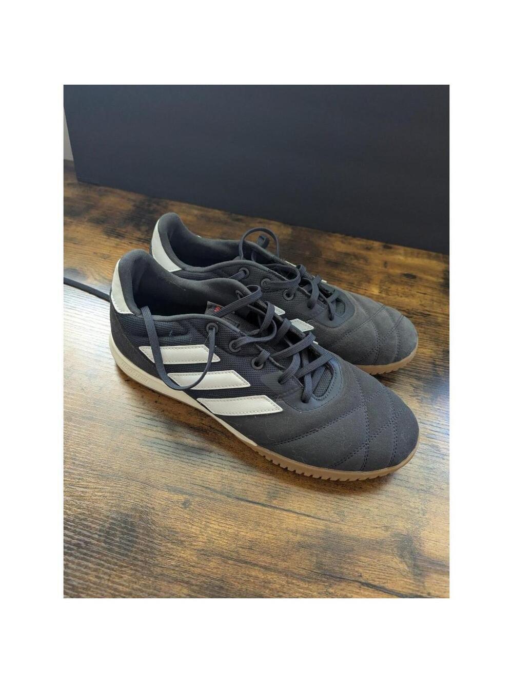 adidas Gloro Copa Indoor Soccer Shoes Black White Size 9.5